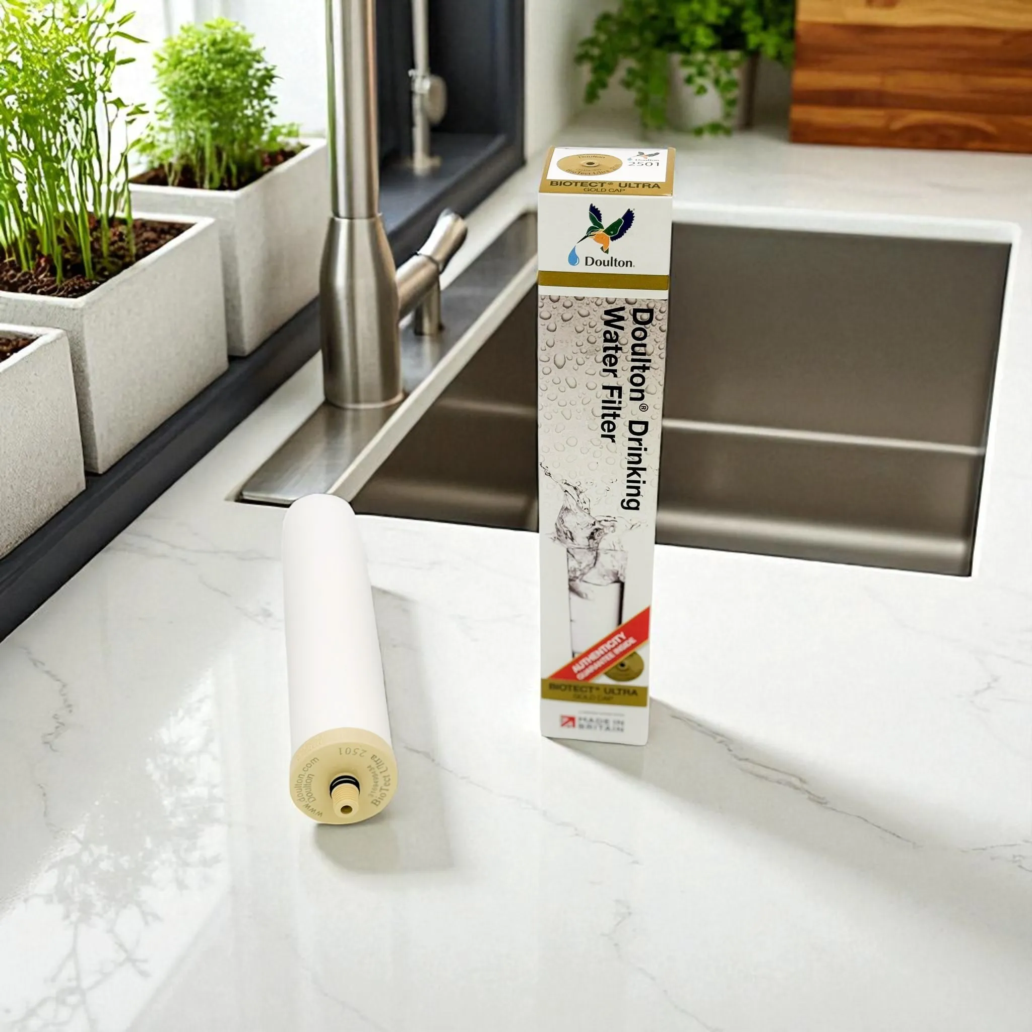 Sistema de filtro de encimera Doulton HCS (Certificado por la NSF) - Imagen 2