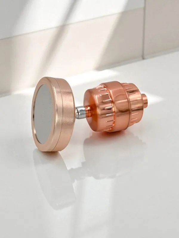 Set de filtro de ducha británico (Oro Rosa)